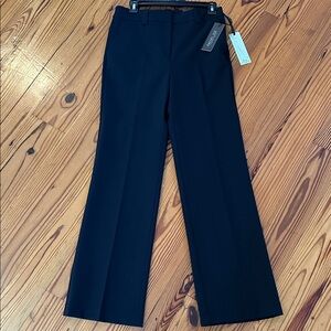 Rachel Zoe Black hi-rise boot leg flare leg black dress pants size 6